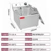 Estufa de fritura eléctrica de una sola pantalla de cilindro FY-11L-A freidora freidora comercial freidora de aceite freidora pata de pollo frita equipo de filete de pollo details Picture